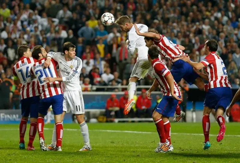 Real Madrid với tỷ số 4 - 1 Atletico Madrid (diễn ra vào 2014)